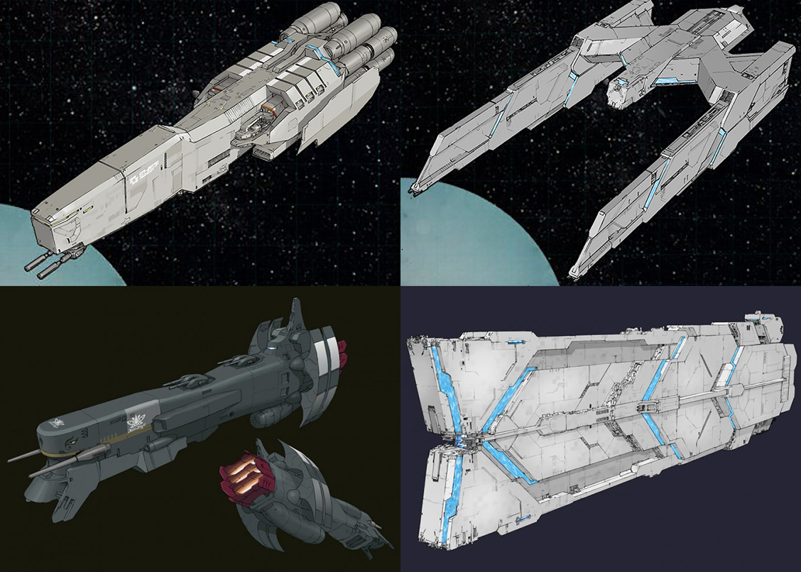 「Designed 40+ ships and spaceports.(Credi」|出雲重機 / IZMOJUKI 公式のイラスト