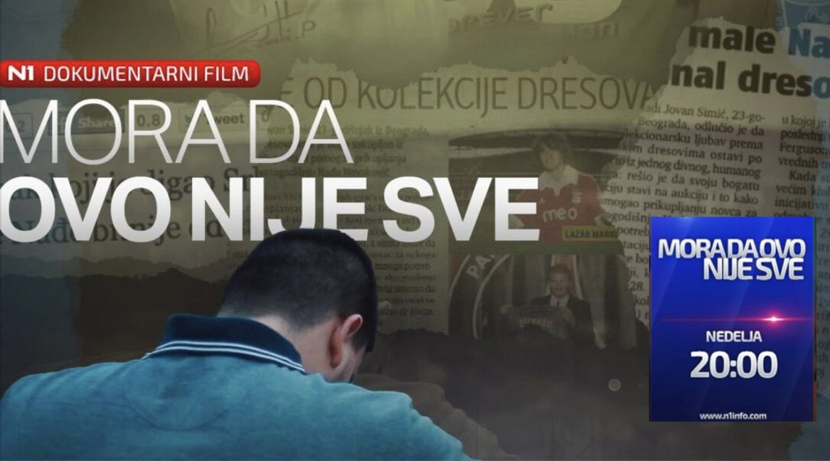 Sutra od 20h na <a href="/N1info/">N1english</a> dokumentarni film “Mora da ovo nije sve” 

youtu.be/NijU9LTwlzg