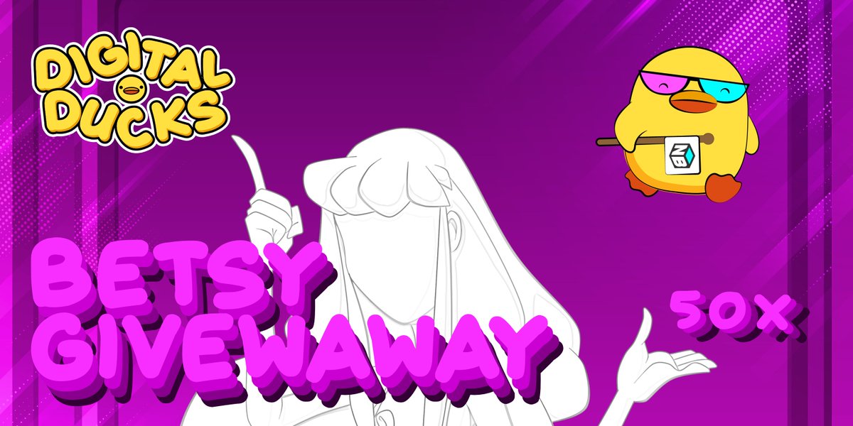 digitalducks's tweet photo. You have a Betsy PFP from @neftyblocks and are missing a cool accessory for it? @digitalducks has your back!

Win 1 of 50 exclusive Betsy accessories on this giveaway! 
If you own a Betsy go and head to:
https://t.co/YzJdCv3tfG
and participate for free!

https://t.co/OJYvuI1Rs2 https://t.co/gAQEJDfMMd