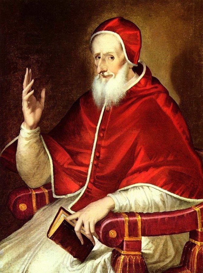 jdmccafferty's tweet image. 7 Jan 1566: Antonio Ghislieri - Pius V elected Pope #otd 

He excommunicated Elizabeth I in 1570, &amp;amp; formed the 'Holy League' against the #Ottomans