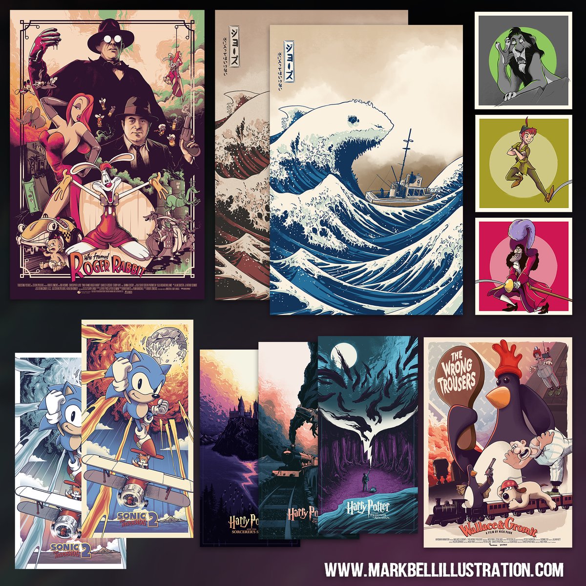 AP Prints up now over at markbellillustration.com