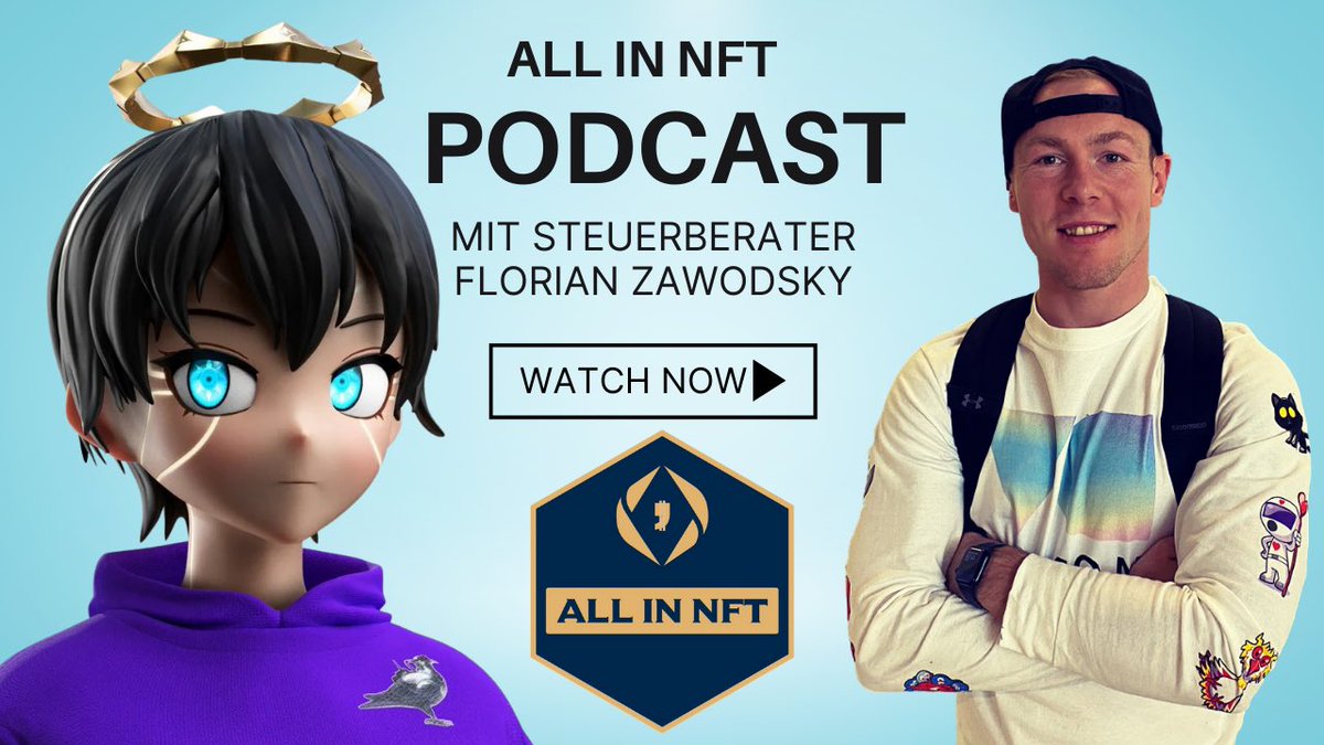 gm my friends. ☕️ 
I wish you a great weekend. ☀️ 

let's start the first #podcast special episode with the "annoying" but an important topic. 😵‍💫
#taxes in relation to #crypto and #nft with tax advisor <a href="/framework2k10/">Florian S. Zawodsky</a> 👨‍🏫 
youtu.be/ZZaTNjtF-UI