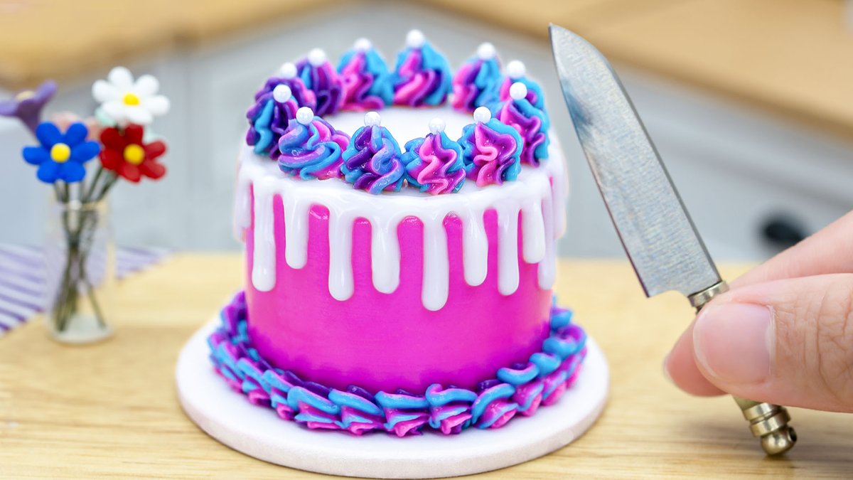How To Make Miniature Colorful Cake Dercorating For Birthday 🍓 Wonderful Cake Recipe By Mini Tasty
So tasty video: youtu.be/C4Swa6TPqBs
#miniaturerainbowcake
#colorfulcake
#rainbowcake
#colorfulcake
#CakeDecorating
#RainbowCakeDesign
#tinycolorfulcake #cake