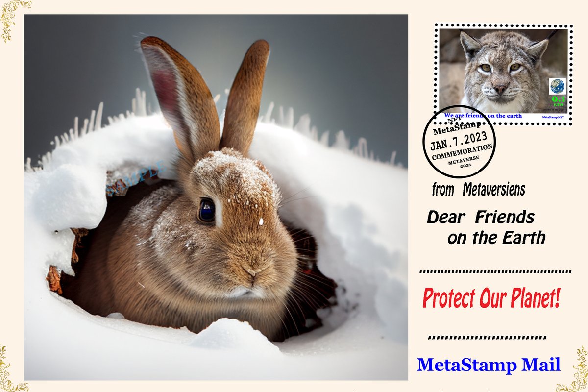 NFTDeSta's tweet photo. #SaveOurPlanet #NatureConservation #nature #animal #Earth #environmentalprotection #AINFTstamp #NFT #philately #NFTstamp #philately #stampcollecting #AIStamp #MetaStamp
Save Our Planet!
https://t.co/XkEni0rGt3 https://t.co/0dv5UPKV27