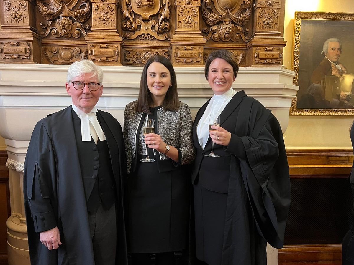 Delighted to have been sworn as a Solicitor (Écrivain)of the Royal Court of Jersey on Thursday, together with Advocates Corbett - <a href="/JCKCJersey/">James Corbett KC</a> - and Donohue (below).