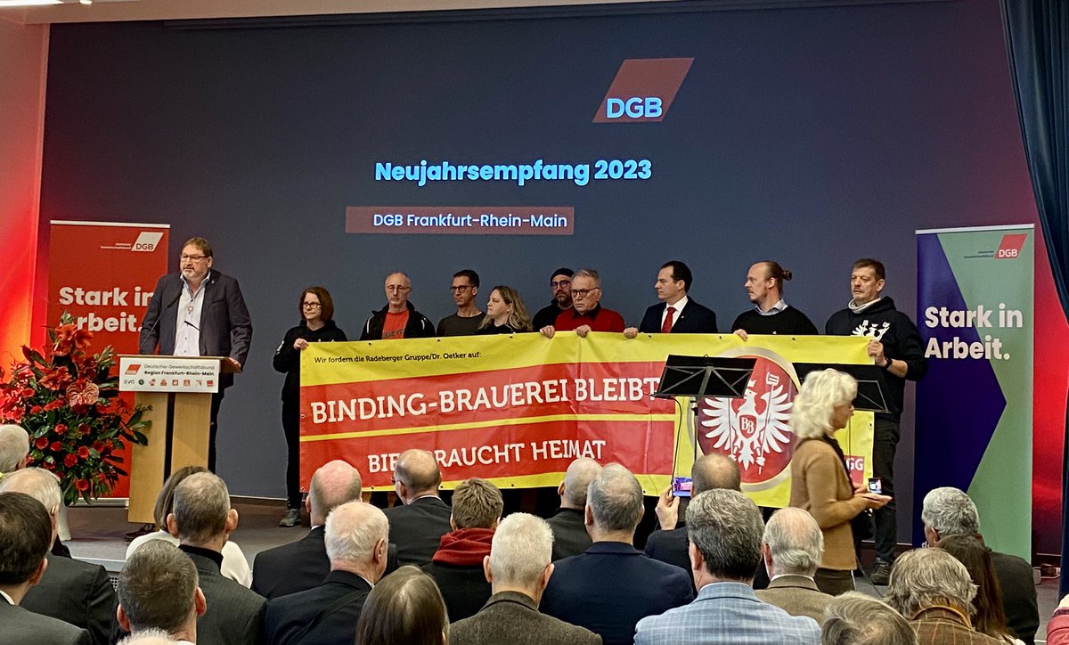 michael_muell80's tweet photo. Immer daran erinnern. #bindingbleibt @GewerkschaftNGG #Frankfurt muss ein Standort bleiben für Industriearbeitsplätze. #stadtfüralle https://t.co/1MqMJABu6A