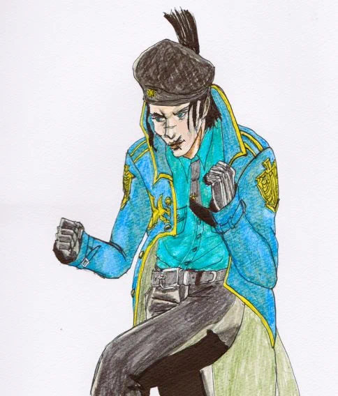 #fanart #FanArtFriday  #TEKKEN #SergeiDragunovエフェクト無しの普通のカラー版 