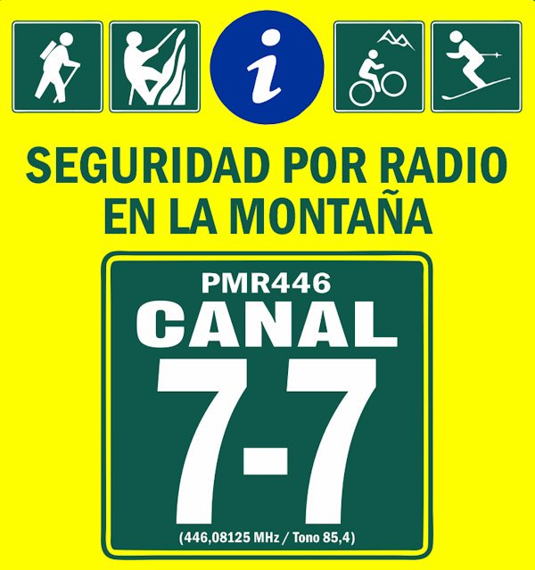 @112cyl Recomendamos en las salidas a la montaña llevar un radio pmr sintonizando el Canal 7.7 PMR. Más info canal77pmr.com