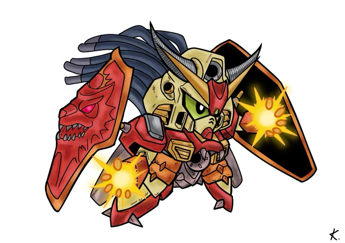 神の力が宿る……!!『ツバードランダーG』#ガンドランダー#SDガンダム 