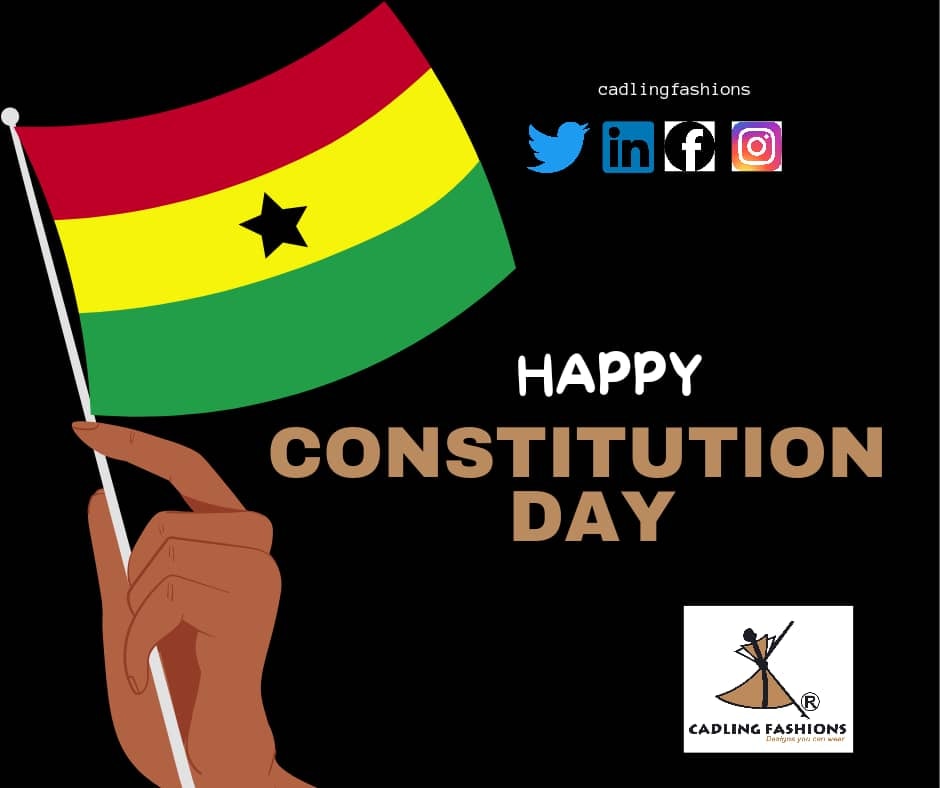 Happy Constitution Day!!!
#cadlingfashion 
#designyoucanwear 
#proudlyafrican 
#africanwomenstyle 
#africanwear
#madeinghana
#africanwomenwear 
#womenempowerment 
#africanclothingdesigner 
#blackafricanandbeautiful 
#diasporaafrican 
#ConstitutionDay