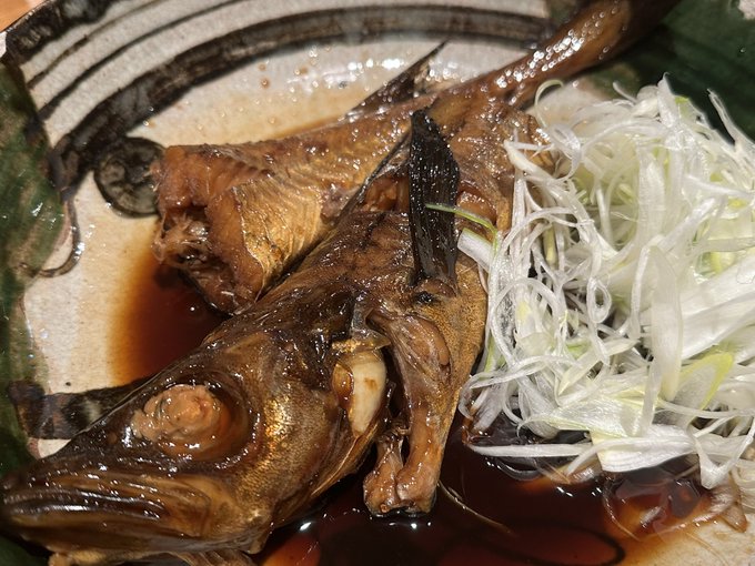 真鱈煮付け〜 丸ごと一匹😊 