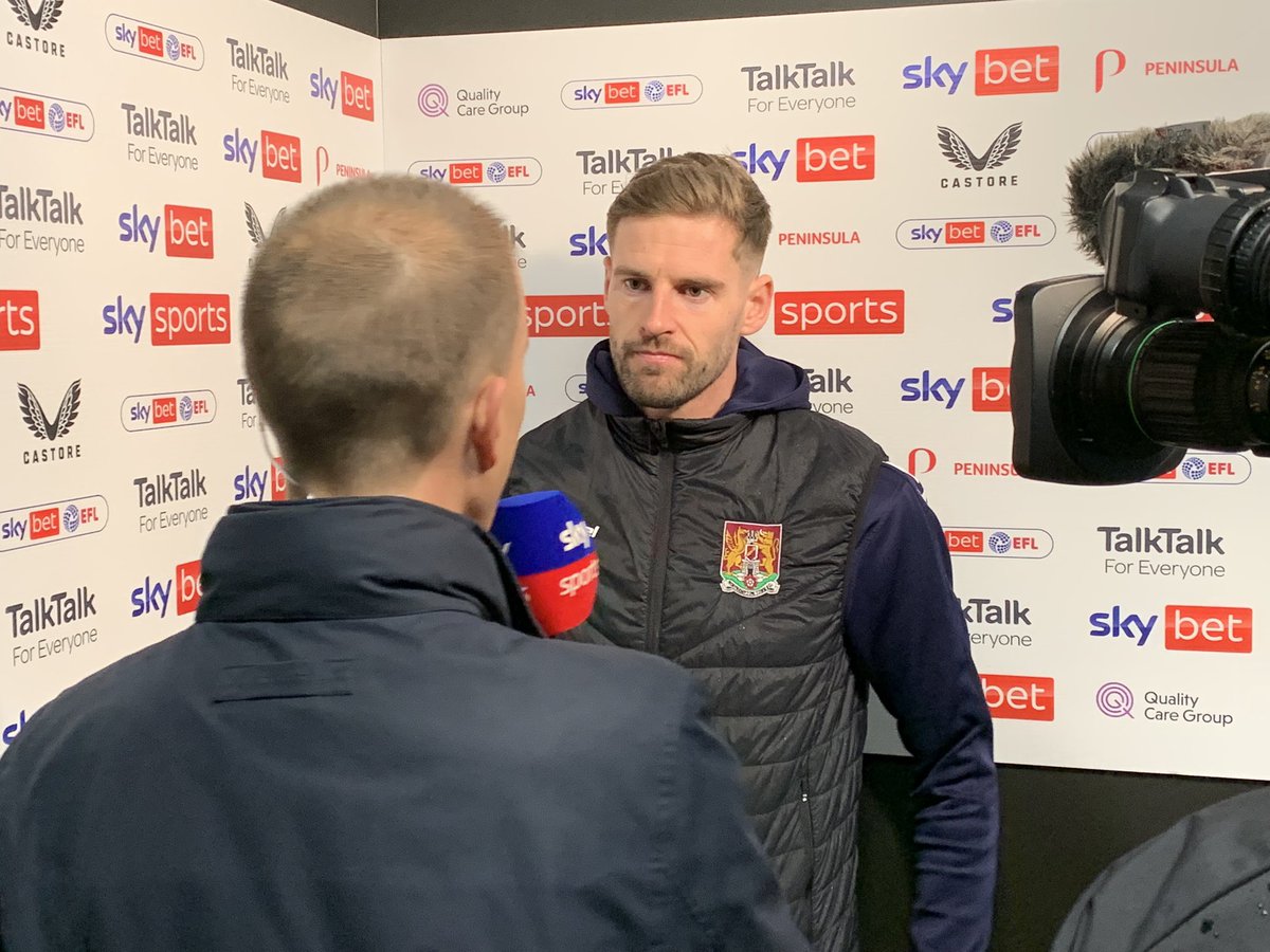 📸 Skipper Jon Guthrie speaking to <a href="/SkyFootball/">Sky Sports Football</a> #Together | #ntfc | #ShoeArmy 👞