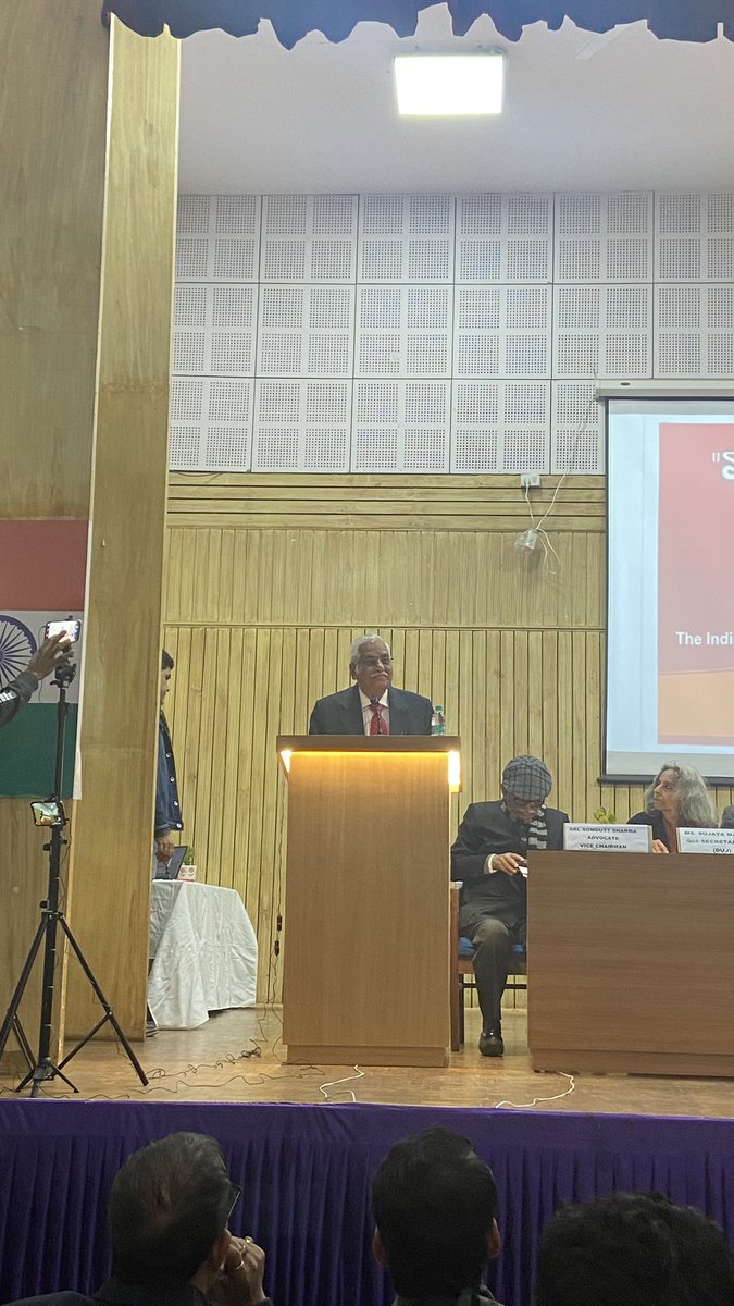 TheLeaflet_in's tweet photo. The Ayodhya judgement has made right-reactionary forces claim Gyanvapi and other mosques in the country. This is a great threat to the Republic of India, says former Supreme Court judge Justice V. Gopala Gowda while speaking at National Convention by All India Lawyers Union. https://t.co/gdNpGW7tsS