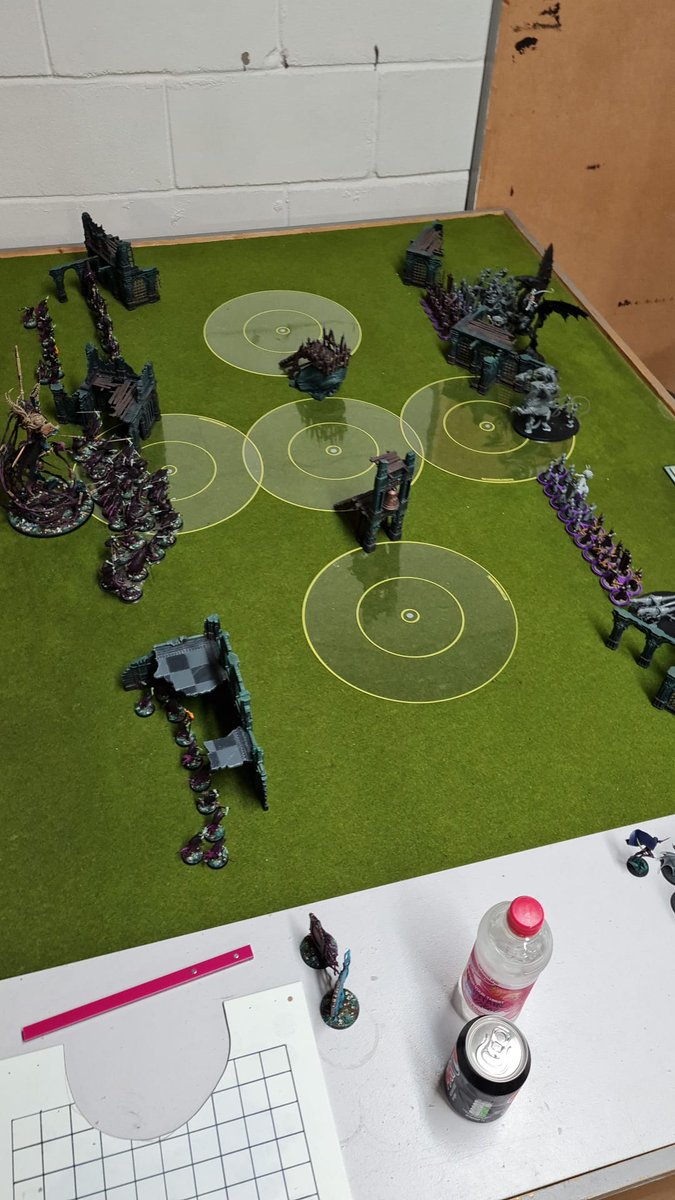 DicHammer86's tweet photo. Awesome game trying out my Har Kuron list for the up coming Mawtribes tournament with @NickMawtribes (top world FEC player 2022). Very surprised by the win and was taught a lot 

#WarhammerCommunity #essexmawtribes #HarKuron https://t.co/y8dZZU0gQh