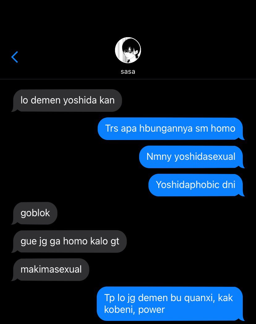 chainsawfics's tweet photo. csm college au! cw // contains f/f and m/m pair , harsh words

homo teriak homo 🗣️
https://t.co/9Y8idaYO9y