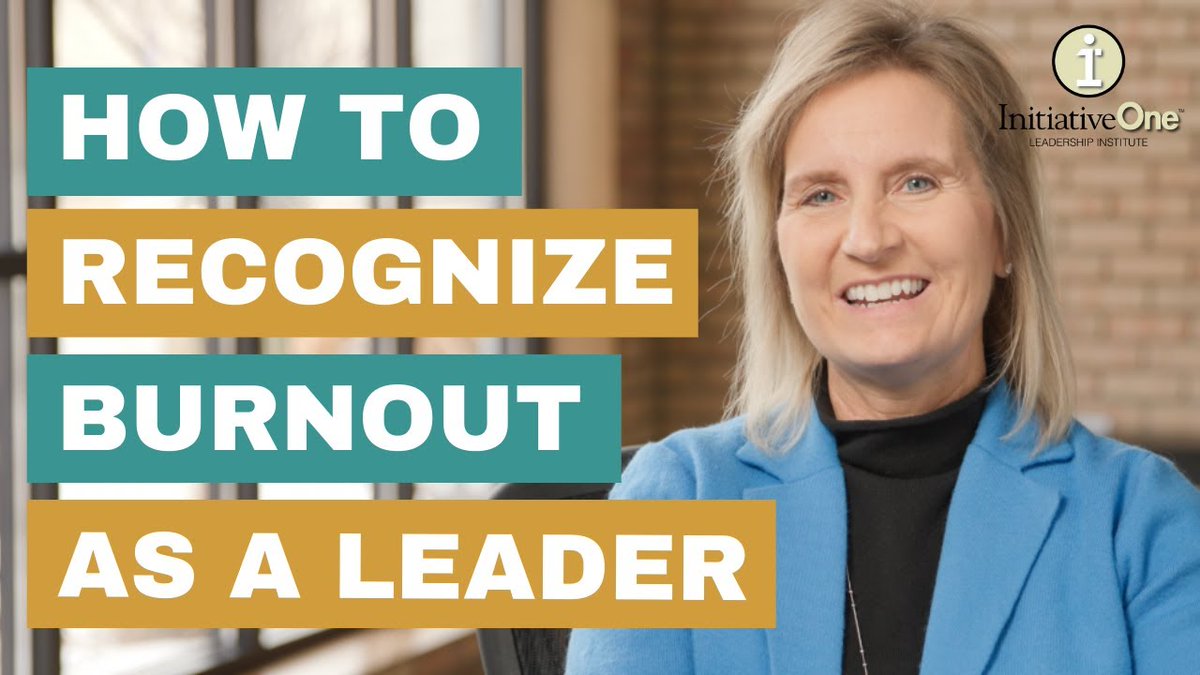 How do you recognize burnout as a leader? Do you know your warning signs? 

It's time to take note of what's going on in your life mentally and physically! 

Watch now: youtu.be/EV4J_gqhHf0

#burnout #selfcare