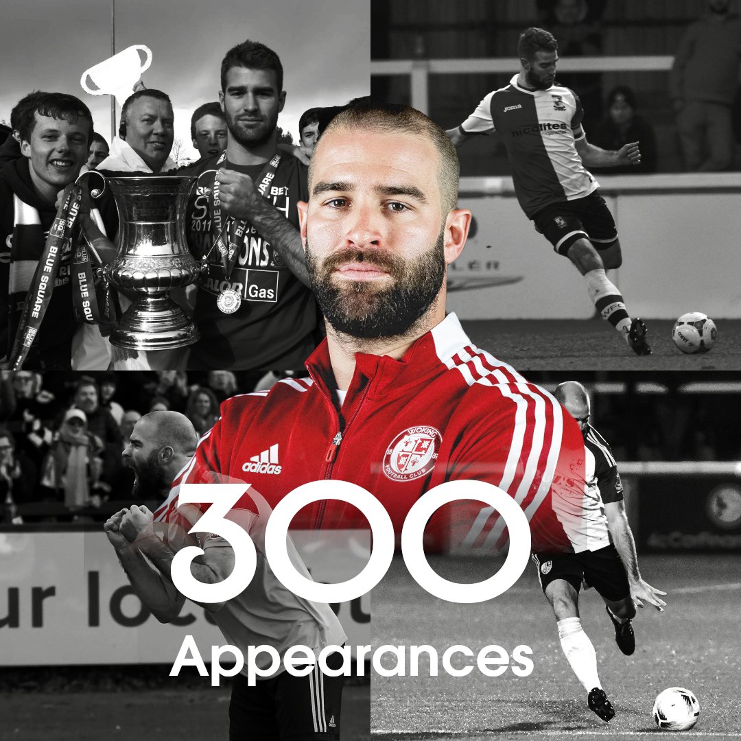 wokingfc's tweet photo. A true Cardinal icon ♦️

Congratulations on 300 appearances, @Big_Mac_457 ♥️ https://t.co/pAbqsiWabK