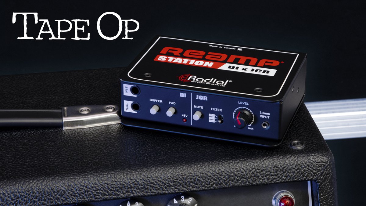 Radial_Eng's tweet photo. The team at @tapeopmag broke down the unique features of the Reamp Station in a recent article. Check out the link below for the full review of this valuable new studio tool.
https://t.co/oXZ25OHyNk
#Reamping #MusicProduction #Recording #Radialeng https://t.co/SqLVUCJQ9n