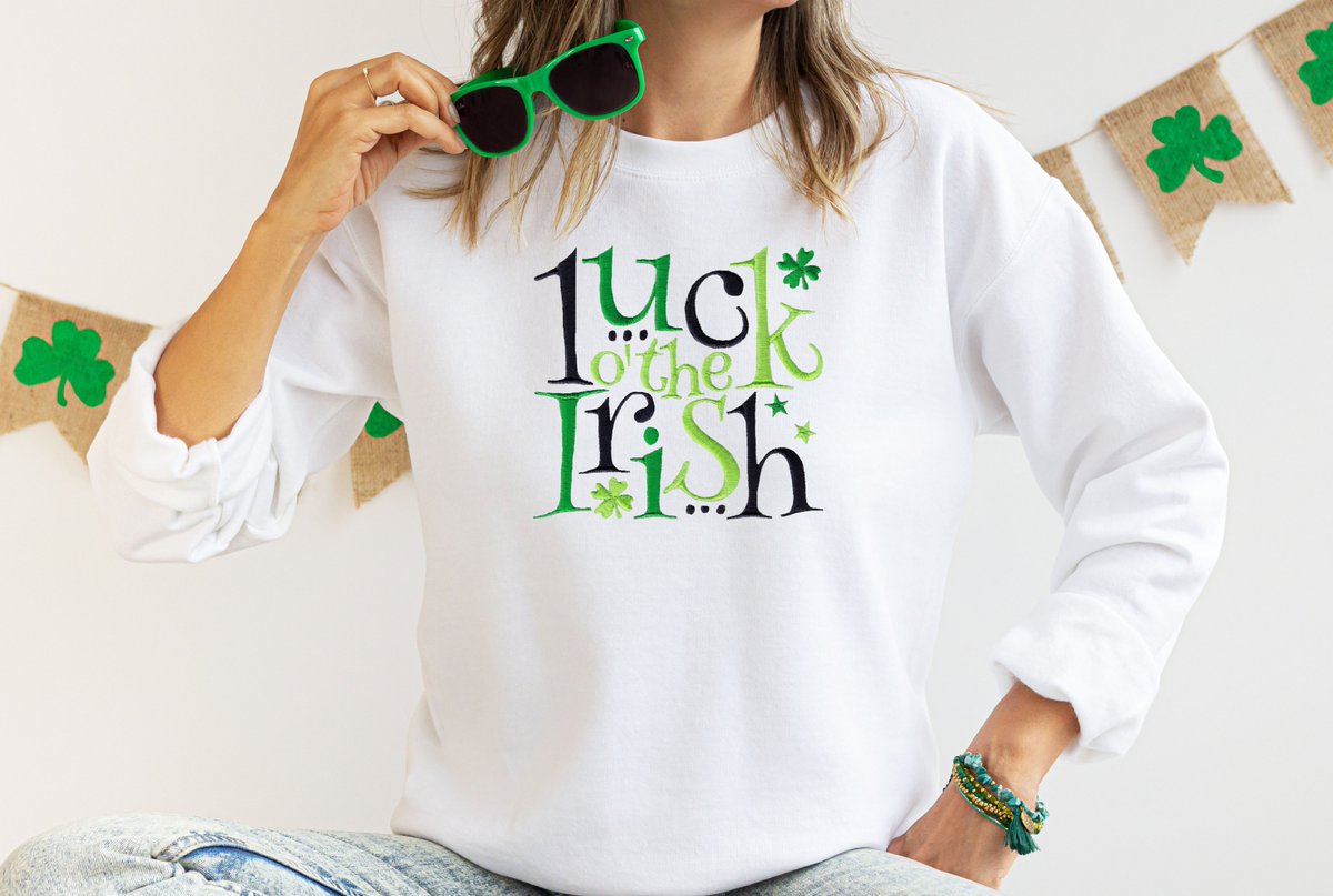 Irish Sayings Too is a fun and bright collection of Irish Saying embroidery designs perfect for St Patrick's Day.  Includes multiple sizes. See the whole collection at bunnycup.com/embroidery-des… #bunnycup #embroiderydesign #embroidery #irishembroidery #stpatricksday #irishsayings