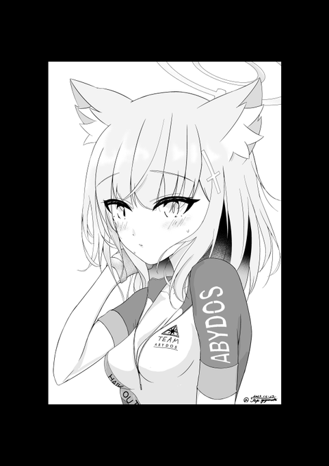 【練習】モノクロ原稿におけるトーンの貼り方など 
