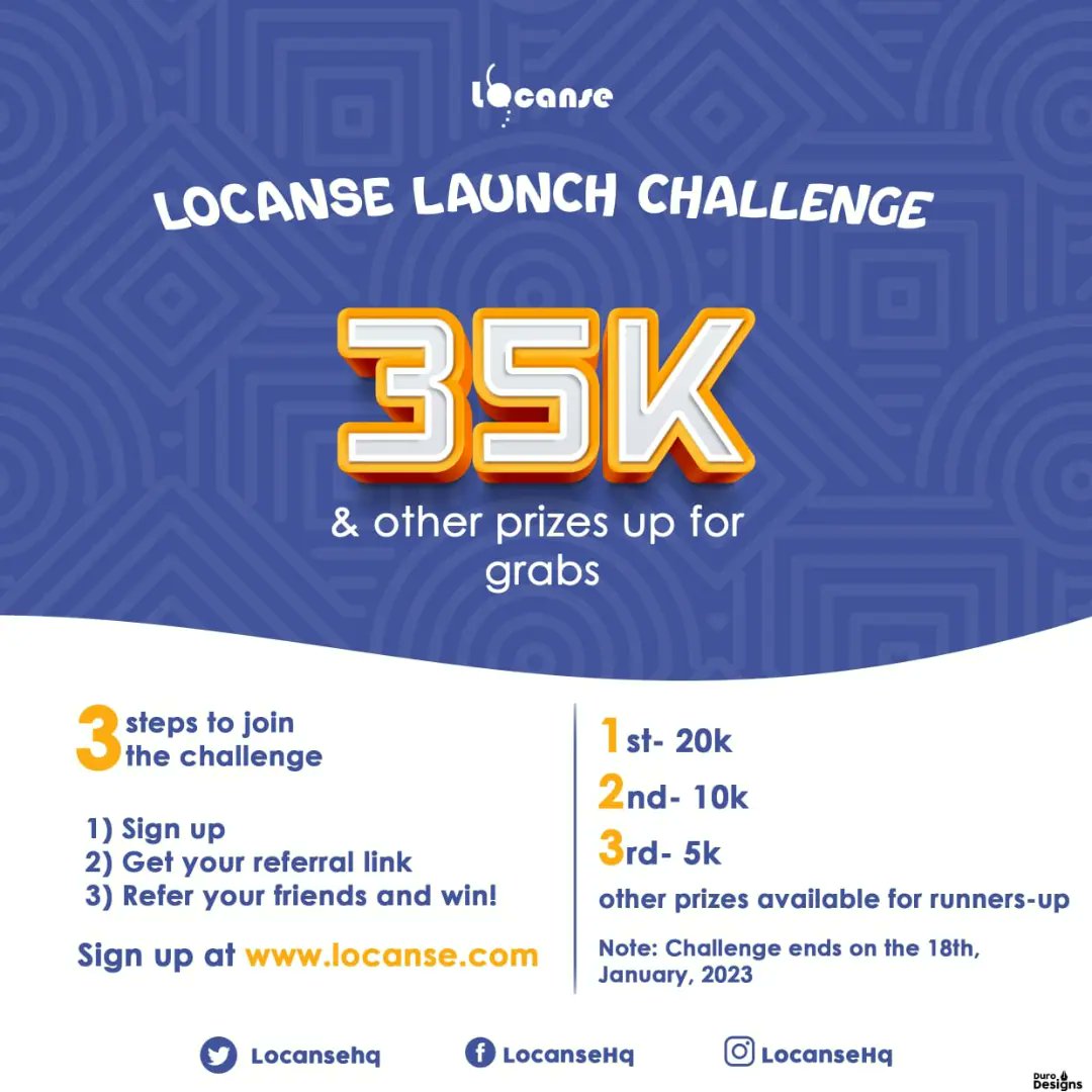 LocanseHQ's tweet photo. The countdown continues with only 11 days to go. Start a new journey with us and do more to achieve your dreams this year, the challenge is still ongoing guys💪💪 https://t.co/gFkLwZqWL9