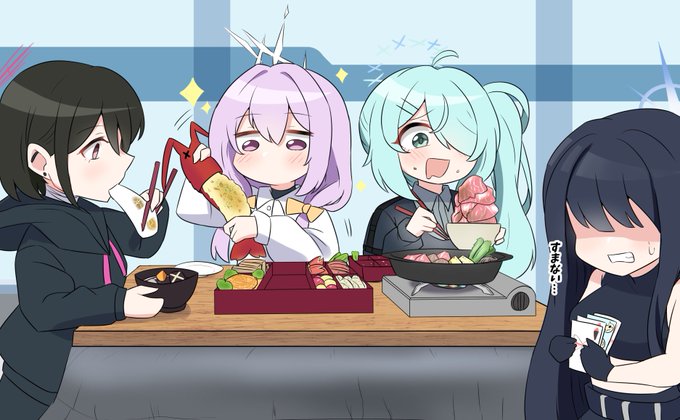 「multiple girls sushi」 illustration images(Latest)