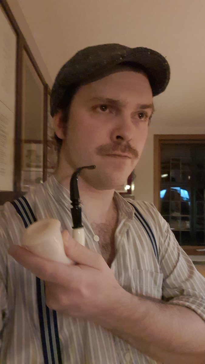 MaxCriticalMask's tweet image. (In a Sean Connery voice)
"I moustache you a question, but I'll shave it for later..." #character #actor #dadjoke