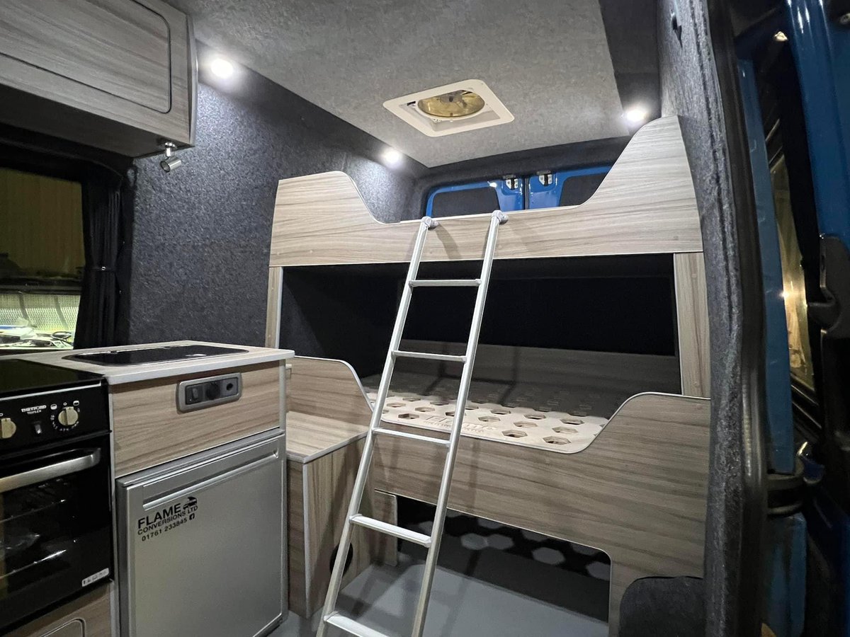 FlameConverts's tweet photo. The last completed build we sent out ready to be enjoyed over Xmas😍
Built to customers spec✨
🔥Full size unit with full size cooker
🔥80ltr fridge freezer
🔥Planar 4kw night heater
🔥Bunk beds built to spec
🔥Full solar panels
🔥Max air vents
#flameconversions https://t.co/NEImqOuEoY