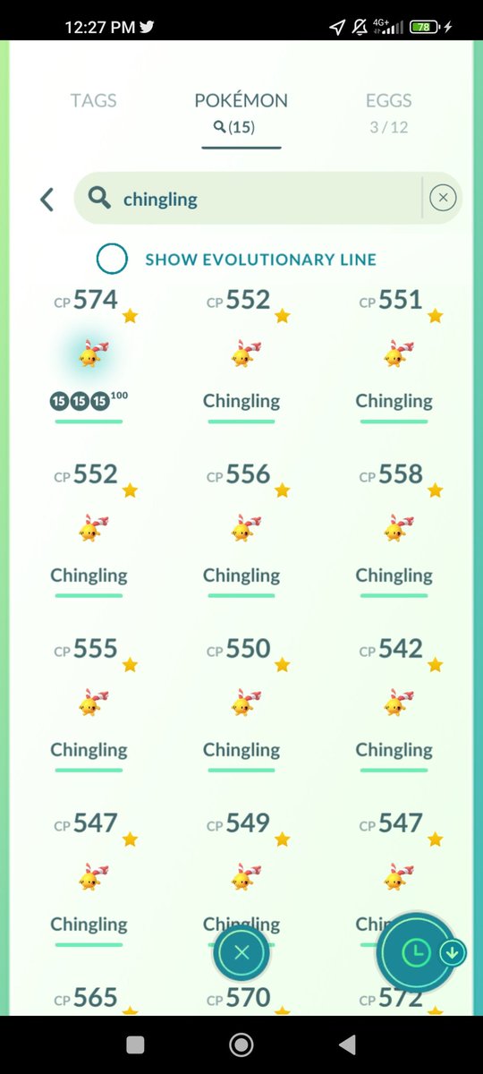 ZzRamonLPzZ's tweet image. Yeeeeah! I hatched a hundo #Chingling 🤩🥳
#PokemonGO