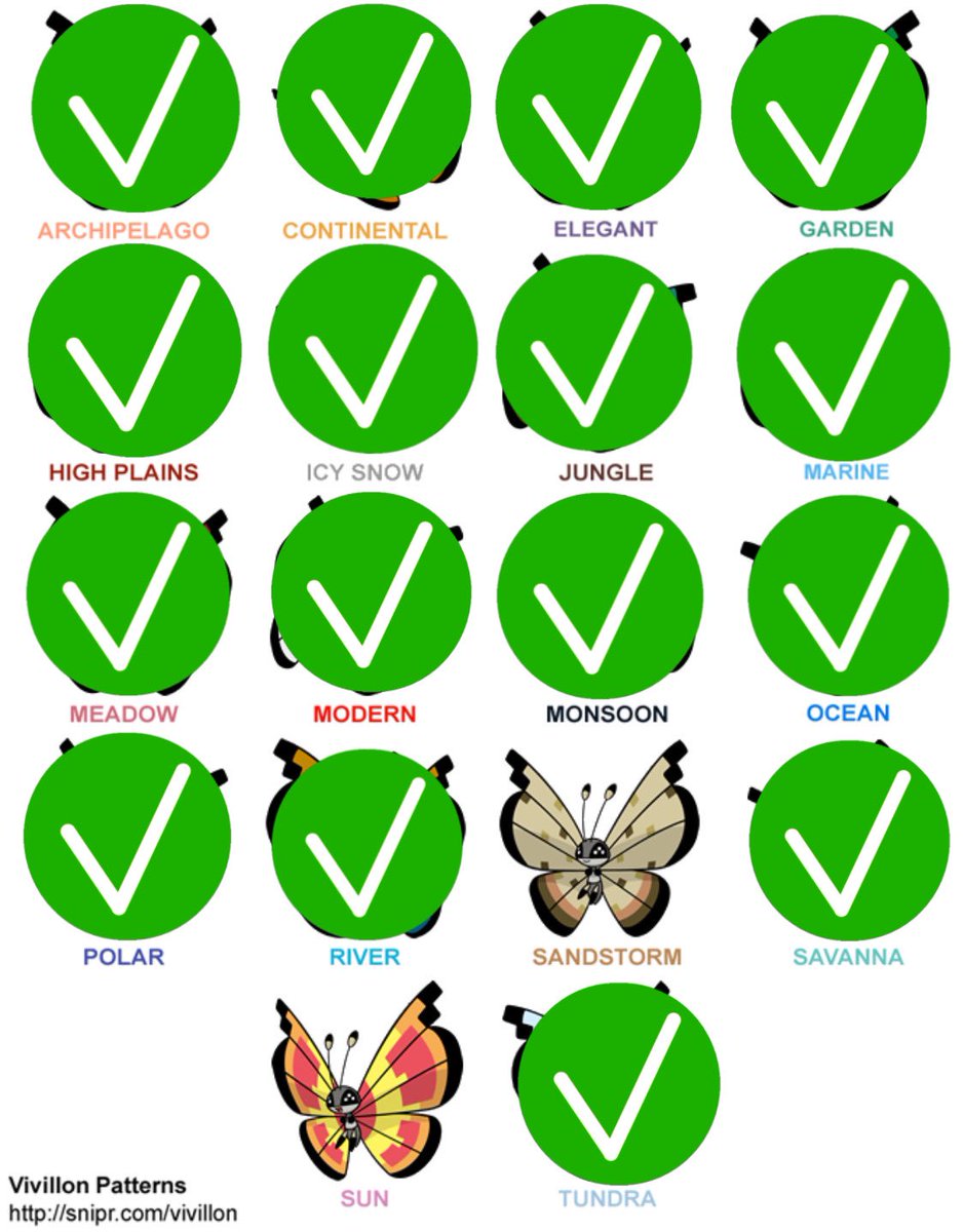 AlchemysticArts's tweet photo. I still need #SandstormRegion and #SunRegion for my #VivillonCollection 🦋
My #TrainerCode is:
6298 7488 5263 #Pokémon #PokemonGO #vivillonsandstorm #vivillonsun #vivilloncollector #PokemonGoVivillon https://t.co/FrLDk6H7hb
