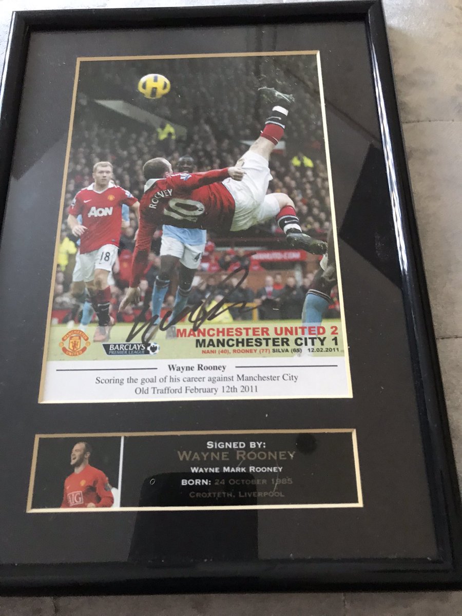 jimmymcbride1's tweet photo. Picked this up yesterday 😍 #Rooney #mufc #ThatGoal https://t.co/RyUBgpyiYn