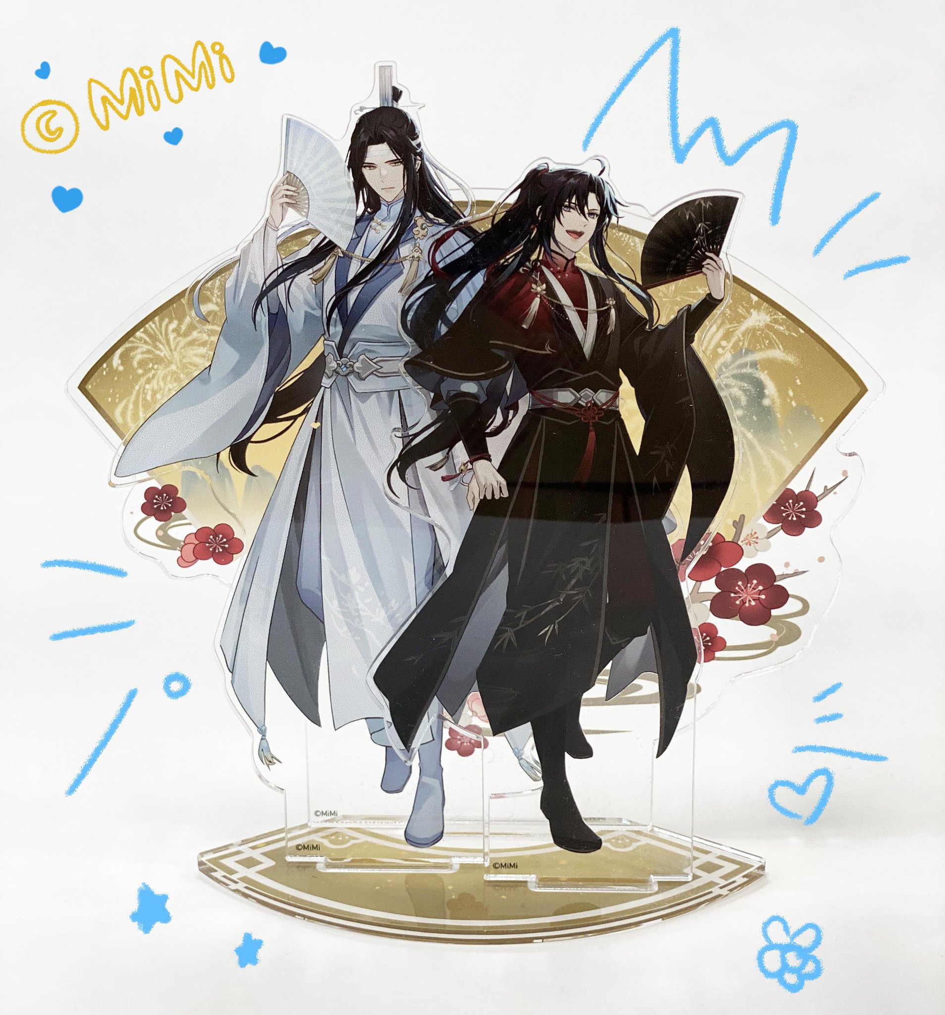 【未開封】魔道祖師 第三期 後編 あみあみ限定 アクリルバッジ&イラストカード 未開封】魔道祖師 第三期 後編 あみあみ限定 アクリルバッジ