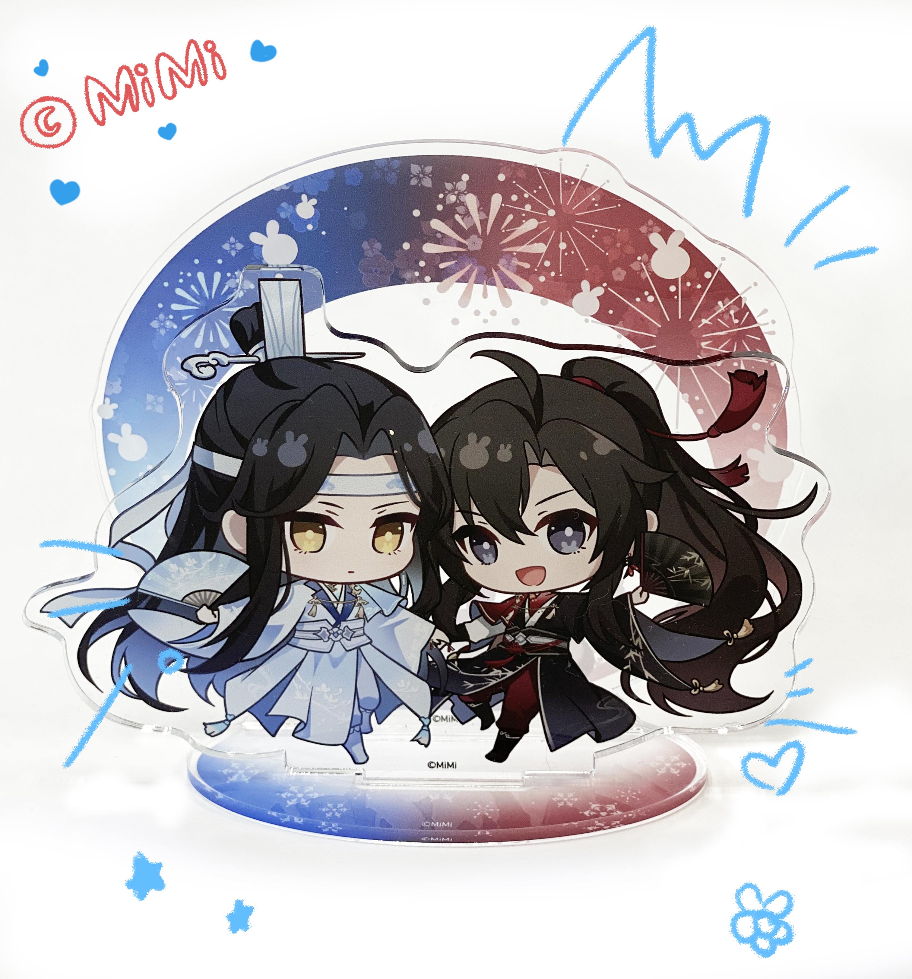 【未開封】魔道祖師 第三期 後編 あみあみ限定 アクリルバッジ&イラストカード Fl3cncZakAAfCJX.jpg:large