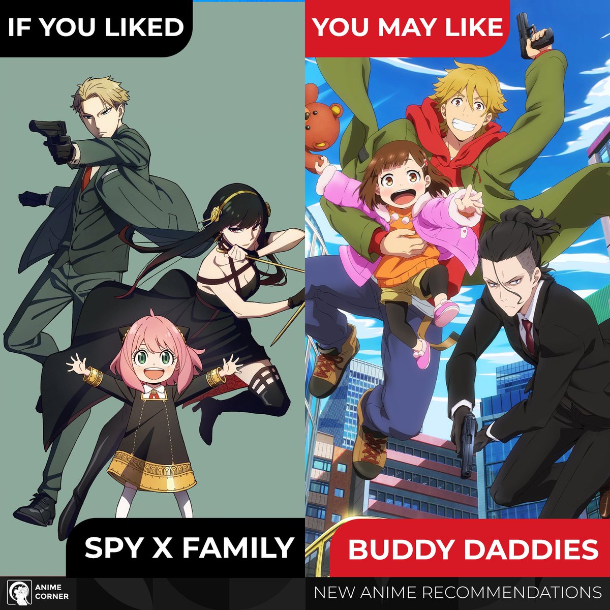 Spy x Family if it was BL  Buddy Daddies #spyxfamily