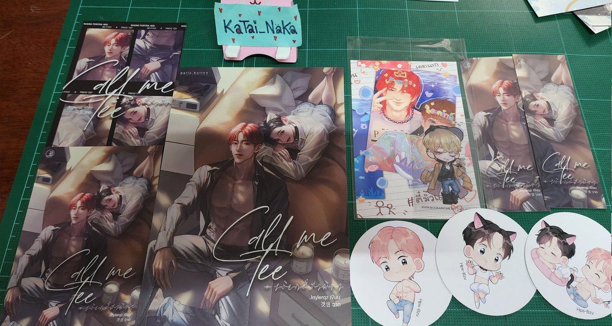 KaTai_NaKa's tweet photo. ❣️ มือสอง สภาพดีมาก รอบจองของครบ
❣️ #เรียกตี๋สามีขา #CallmeTee เล่มเดียวจบ
❣️ราคาปก 415 ขาย 300 รวมส่ง
❣️ ทักมาถาม/ขอรีวิว/ดูรูปเพิ่ม/จอง/ผ่อน ได้นะคะ
❣️ สนใจทัก DM มาเลยค่ะ #นิยายวาย #นิยายวายมือสอง #ขายนิยายวายมือสอง #ตามหานิยายวาย https://t.co/PqosmnGKmO