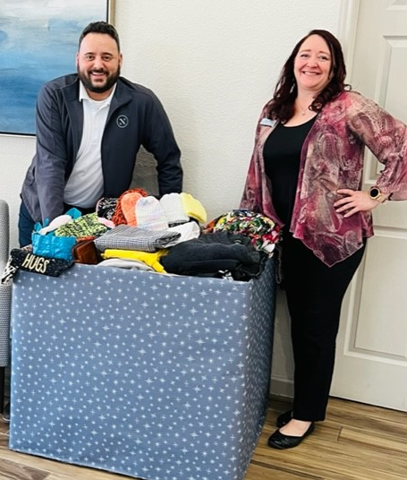 GreatHillsTx's tweet photo. The Great Hills Team wants to extend a gigantic THANK YOU to our generous residents who filled our hearts with gratitude and our empty box with much-needed items during our clothing drive for The Annunciation Maternity House!
#WeLoveOurResidents #Austin https://t.co/gd2kGHFP3s
