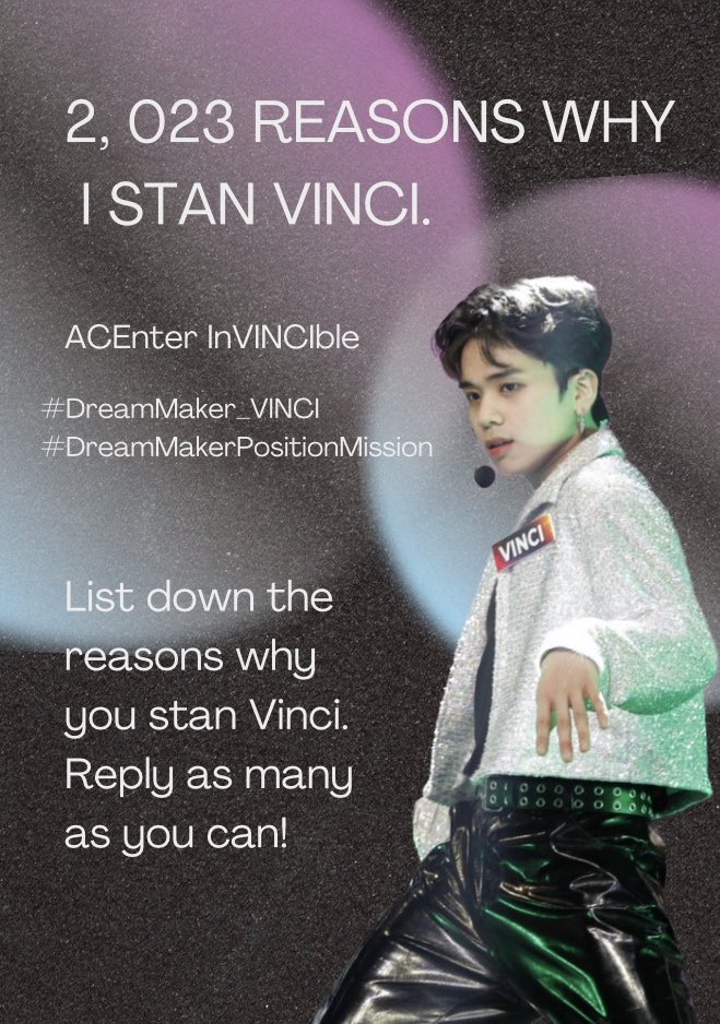 InVincibles! We’re curious!! What made you stan Vinci?💙💙

ACEnter InVINCIble

#DreamMaker_VINCI 
#DreamMakerPositionMission
