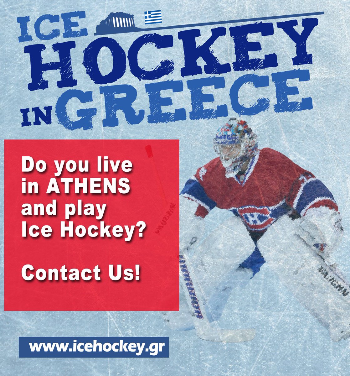 AthensIceHockey's tweet photo. Do you live in #Athens #Greece and play #hockey?
Contact us!
.
.
.
#athensvoice #athensgreece #athensvibe #expat #expatlife #expatliving #athensexpats #athenslife #expatgreece https://t.co/smXumxcXVE