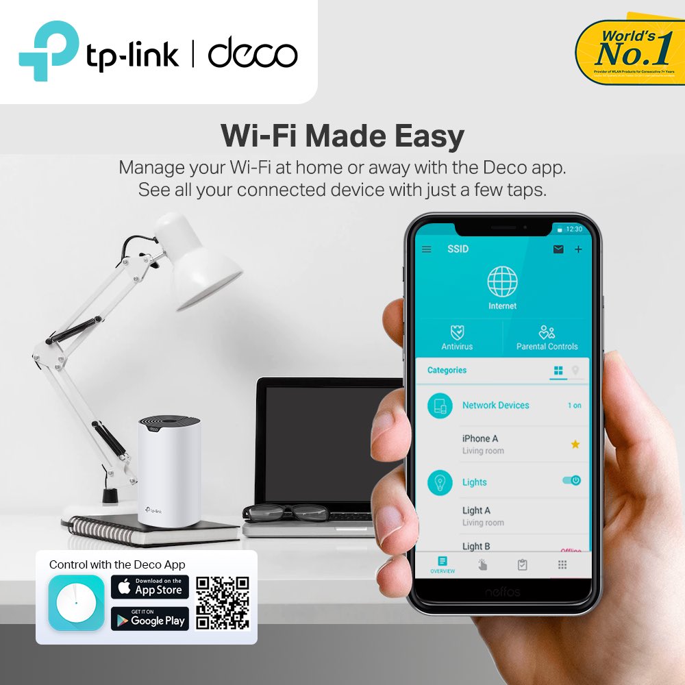 tplinkph's tweet image. Wi-Fi made easy with the Deco App! See all your connected devices with just a few taps! 💯

#TPLinkPH #LevelUpYourNetwork