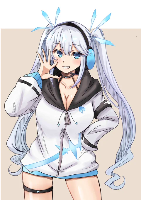 密かに応援してるVの方のらくがき #TwintailGod 