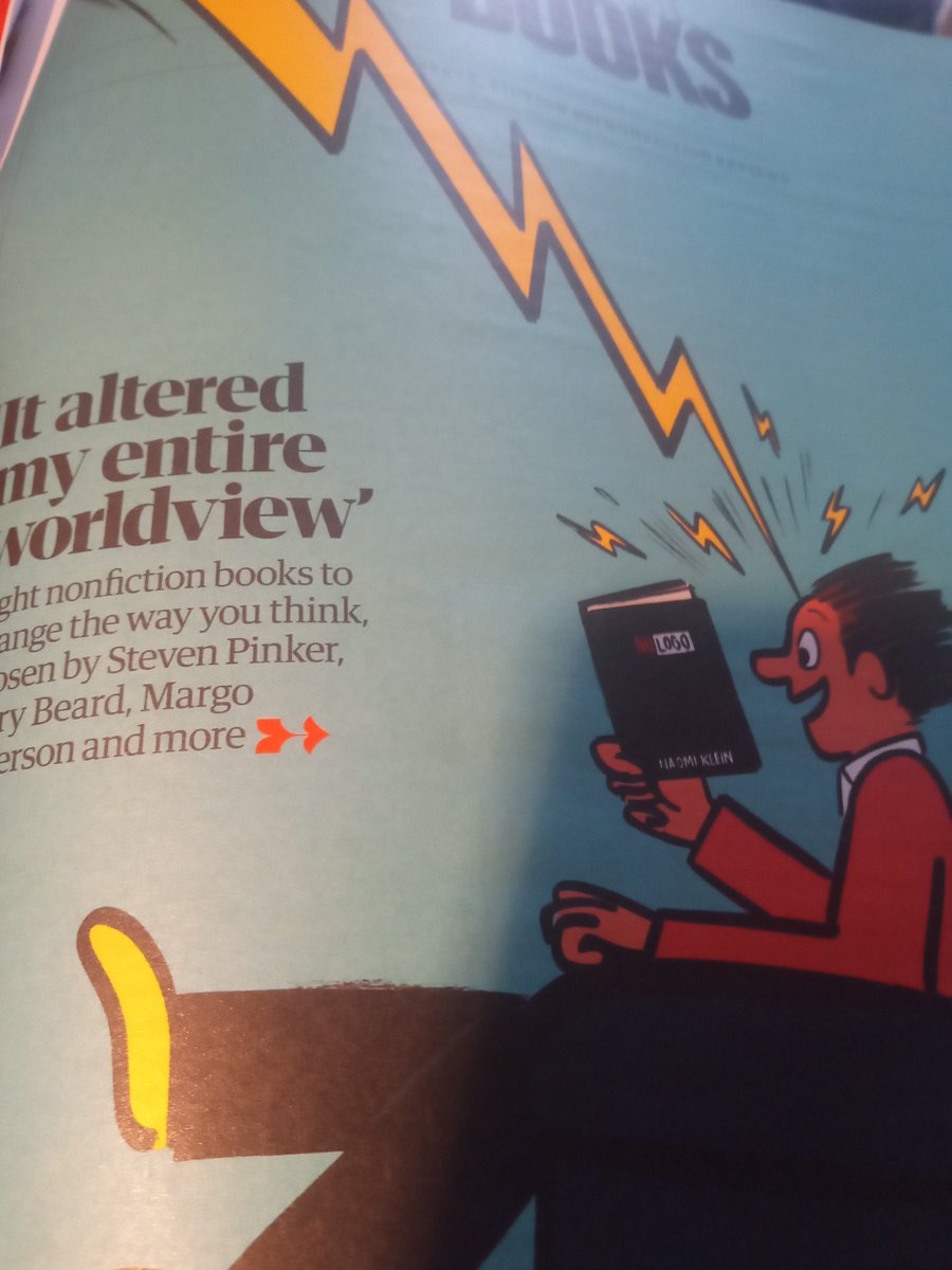 NickSte79053218's tweet photo. The Guardian today has a section on the work of nonfiction that changed the way you think. What would yours be? https://t.co/KUYChrXrsN