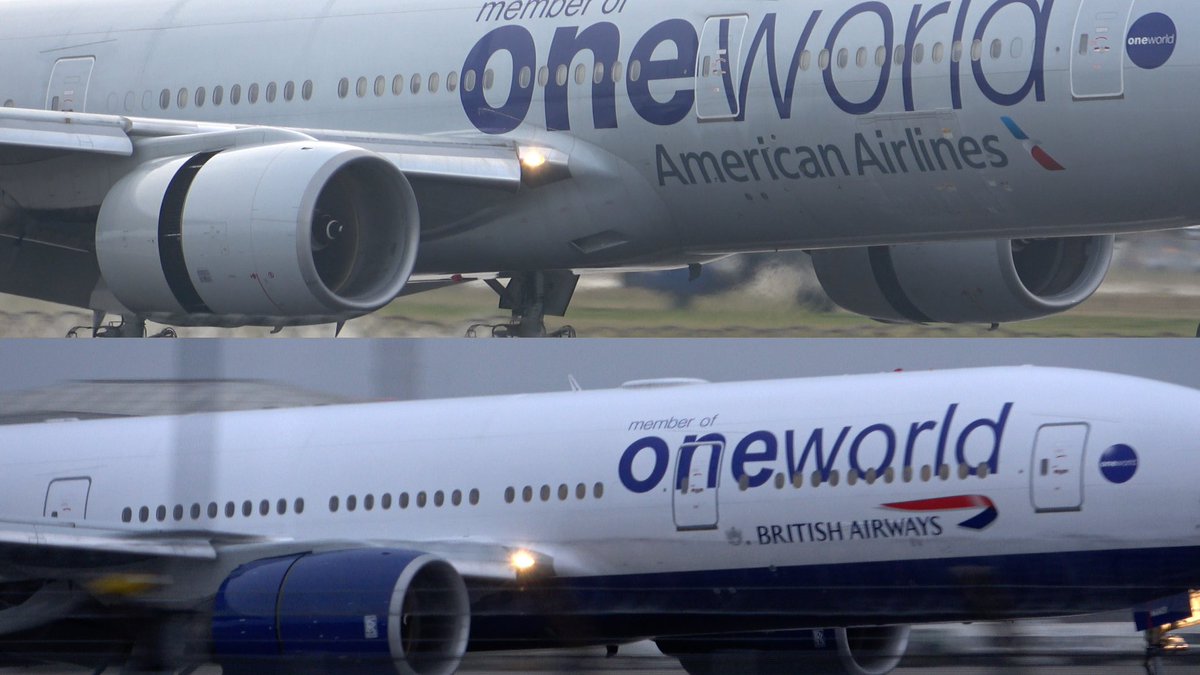 What is your opinion of the new #oneworld livery on BA’s 777? Do AA do it better? See more here. youtu.be/Xw1P46NGSsQ