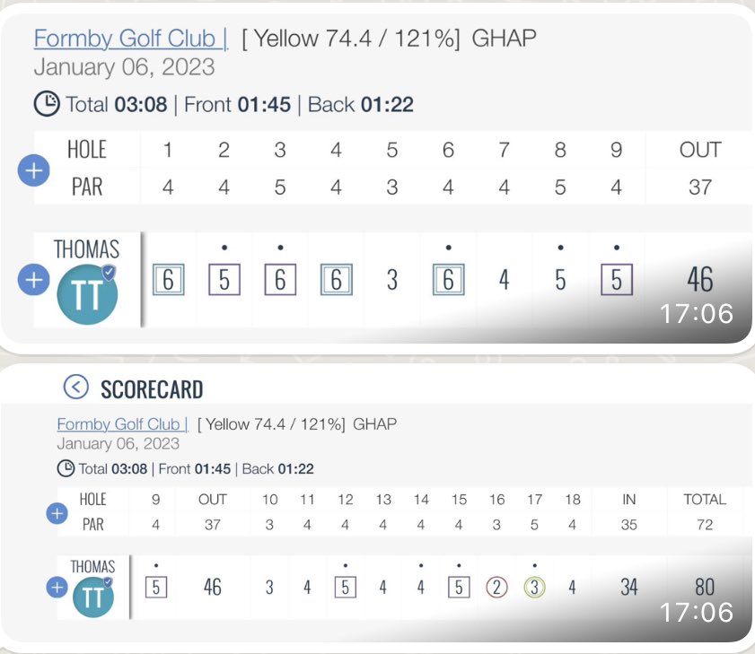 Great day on the course yesterday. Best round of the year <a href="/FormbyGolfClub/">Formby Golf Club</a>  😂😂😂😂😂