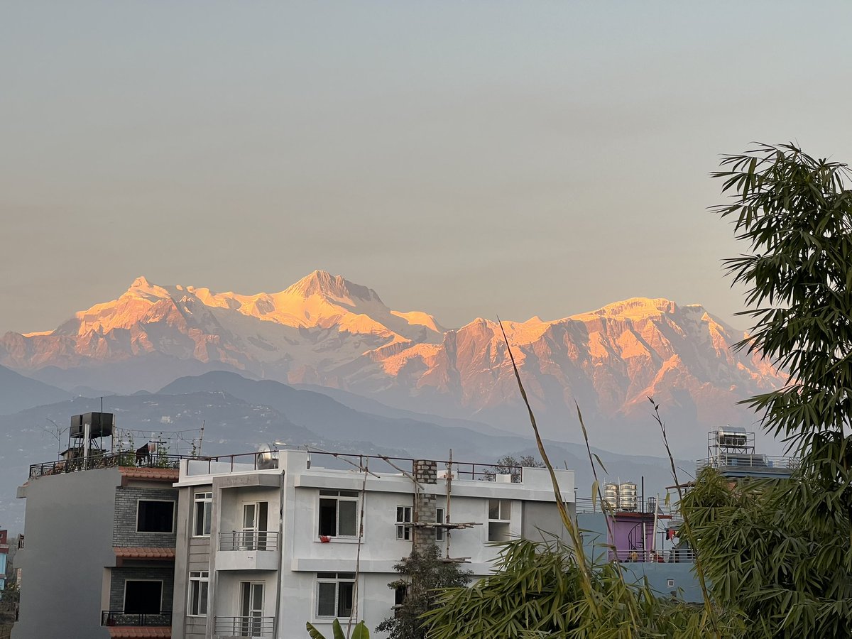 iamashishthapa's tweet photo. The mountains burn with golden fire for us, yet you are not here to share the sight, held fast in my arms. https://t.co/pBobAhbwDb