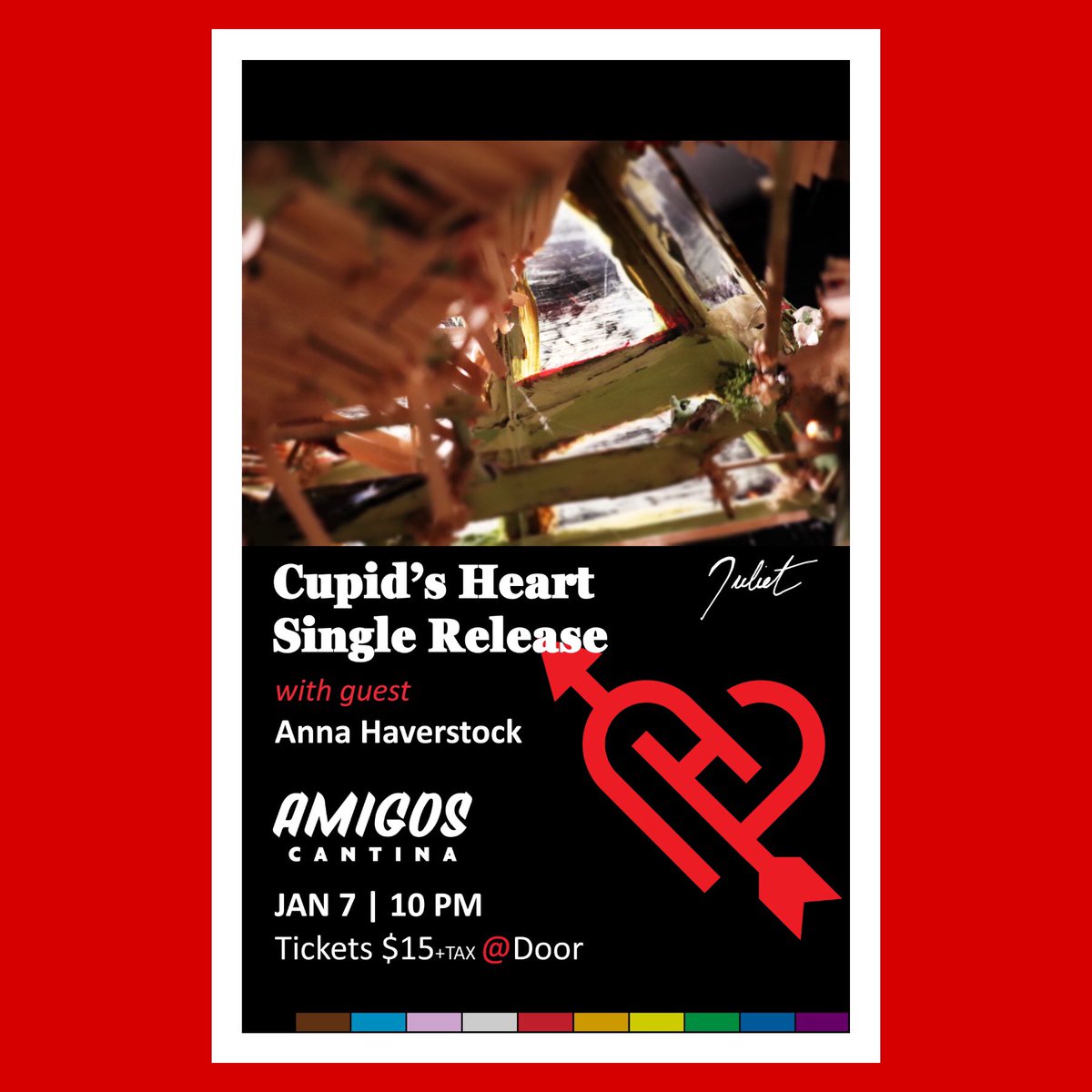 TONIGHT: Cupid's Heart single release party w/ Anna Haverstock 10pm 19+ w/ Valid ID $15 + applicable taxes at the door