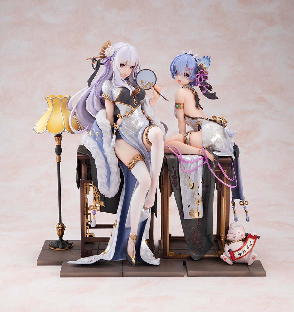 レム(リゼロ) 「造形次第でマジ欲しいなぁ…ただこれで6諭吉かぁ。はじめて買うフィギュア会社でこの」|たかじんのイラスト