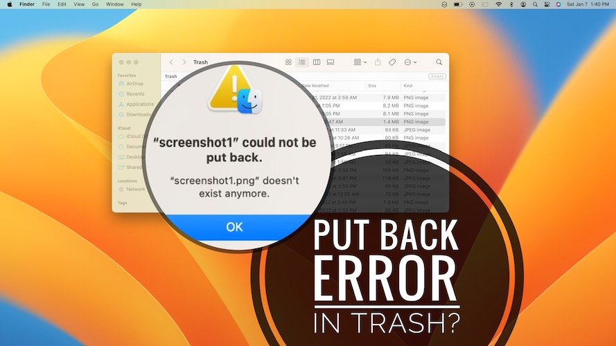 iTricks_org's tweet image. Put Back files from Trash not working in macOS Ventura? Here is the workaround!
iphonetricks.org/trash-put-back…

#PutBack #File #Files #Mac #Trash #macOSVentura #macOS13 #HowTo #ByPass #Error #Workaround