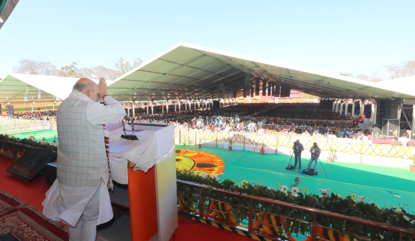 Imagझारखंड के चाईबासा से 2024 का किया आगाज, अमित शाह ने कहा-फिर कमल खिलेगा