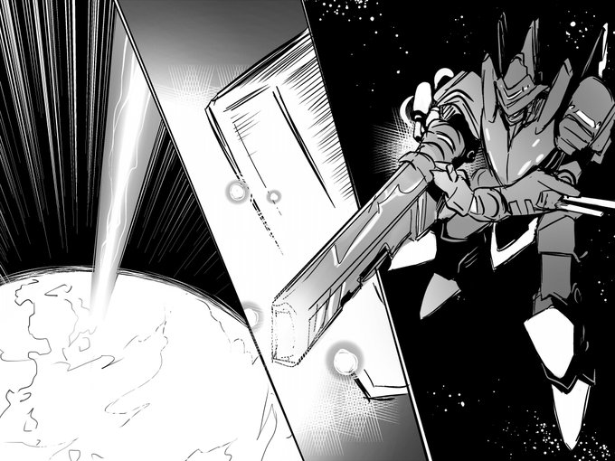 宇宙から放たれたA・キャノンの前に無茶を承知で立ちはだかり、全力全開で街を守ろうとしたやえばちゃんには胸を打たれましたね……(1/2) 