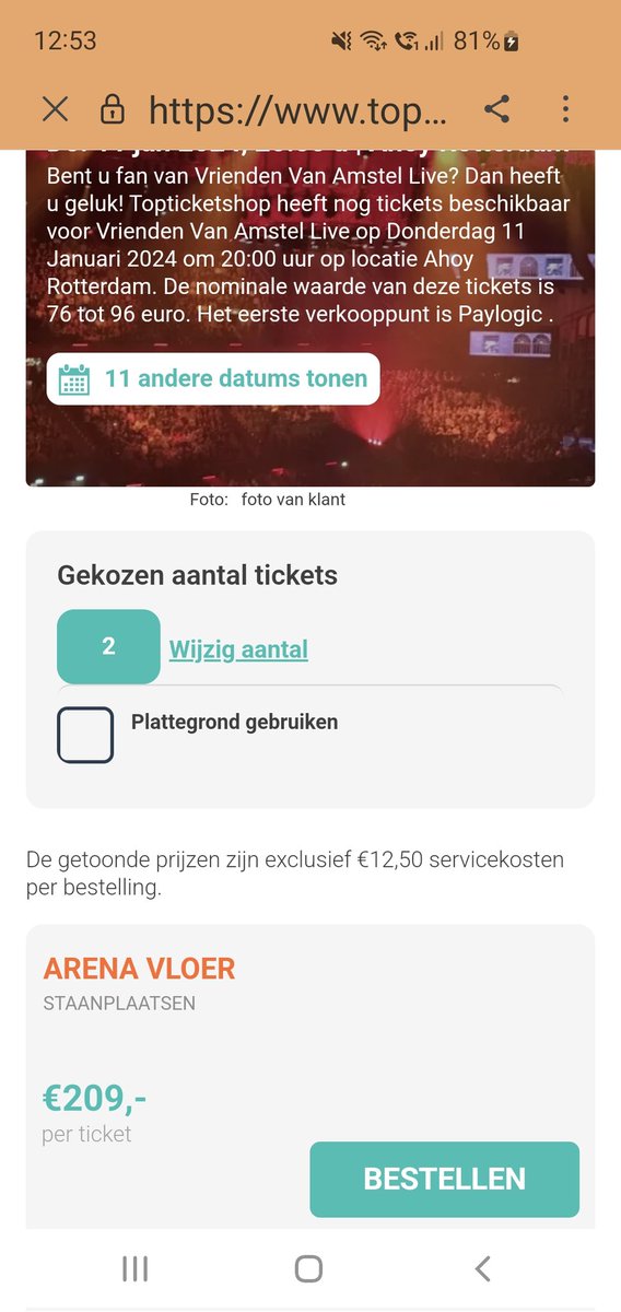 MRS141971's tweet photo. Kaarten voor #VVAL2024 in de resale voor meer dan 100% bovenop de normale prijs. SCHANDALIG!!!!
Schaam jullie diep #topticketshop https://t.co/vjLOmAWZP4
